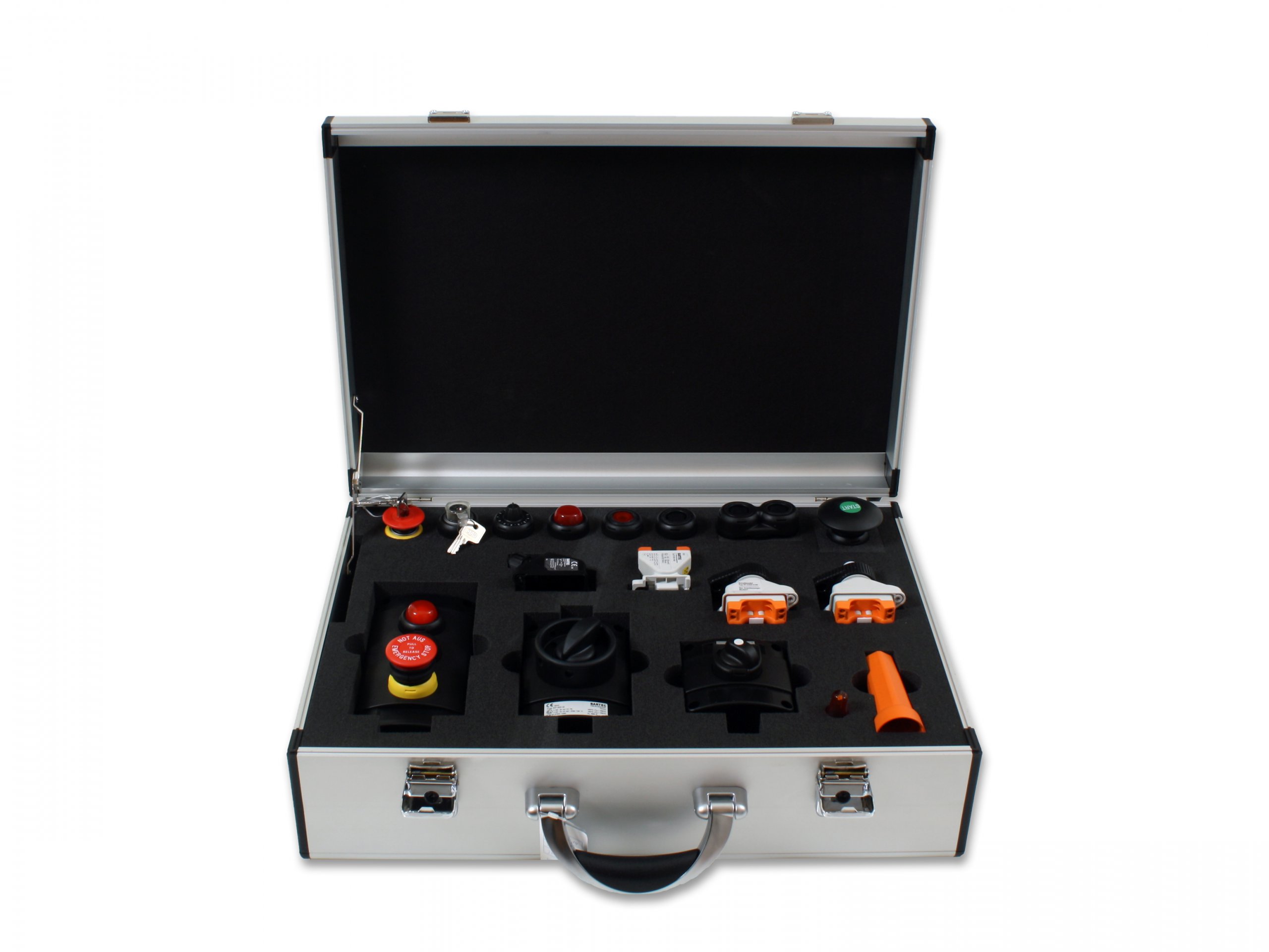 Presentation case with individual foam inlay