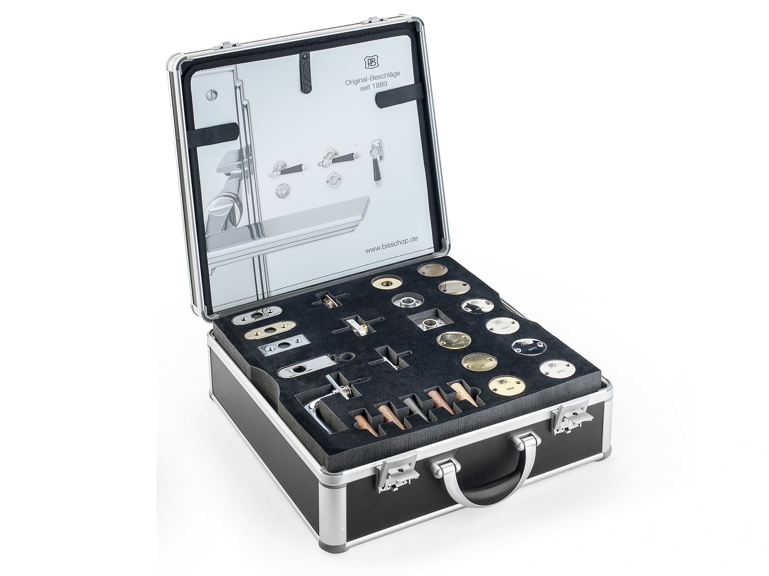Presentation case for fittings