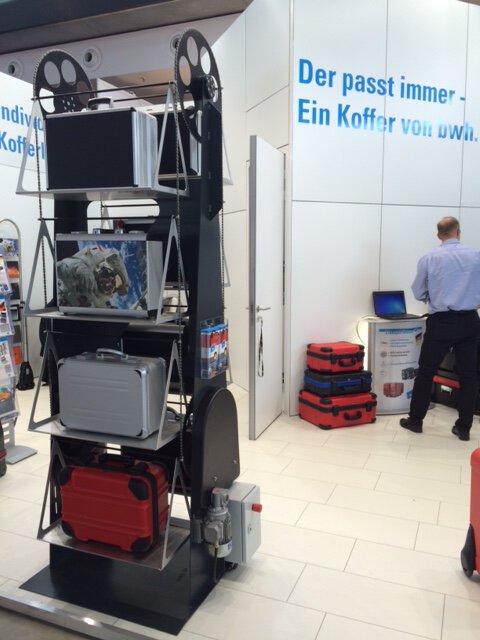 Booth of bwh Koffer at the Control 2015