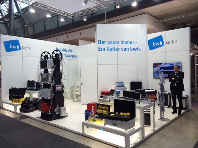 Booth of bwh Koffer at the Control 2015
