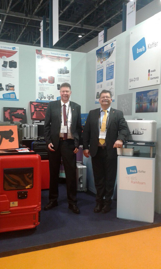 bwh Koffer at the Intersec trade fair 2016: our team