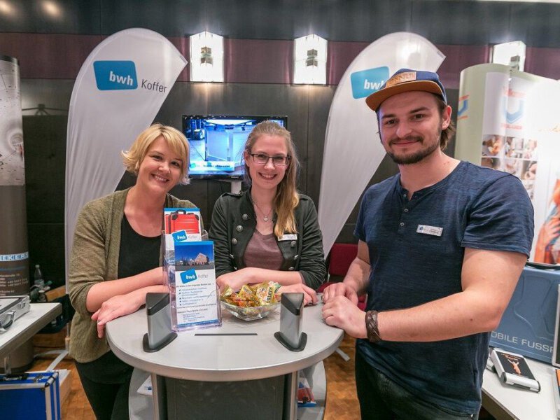 Meet us at the job training fair in Rheine/Germany bwh Koffer