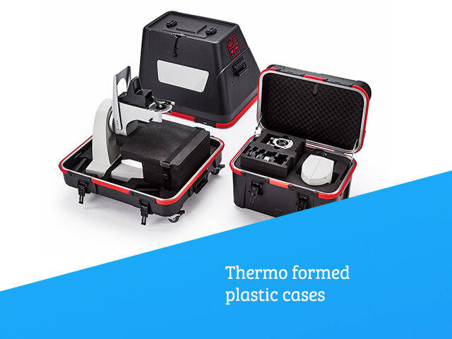 Thermo formed platic cases