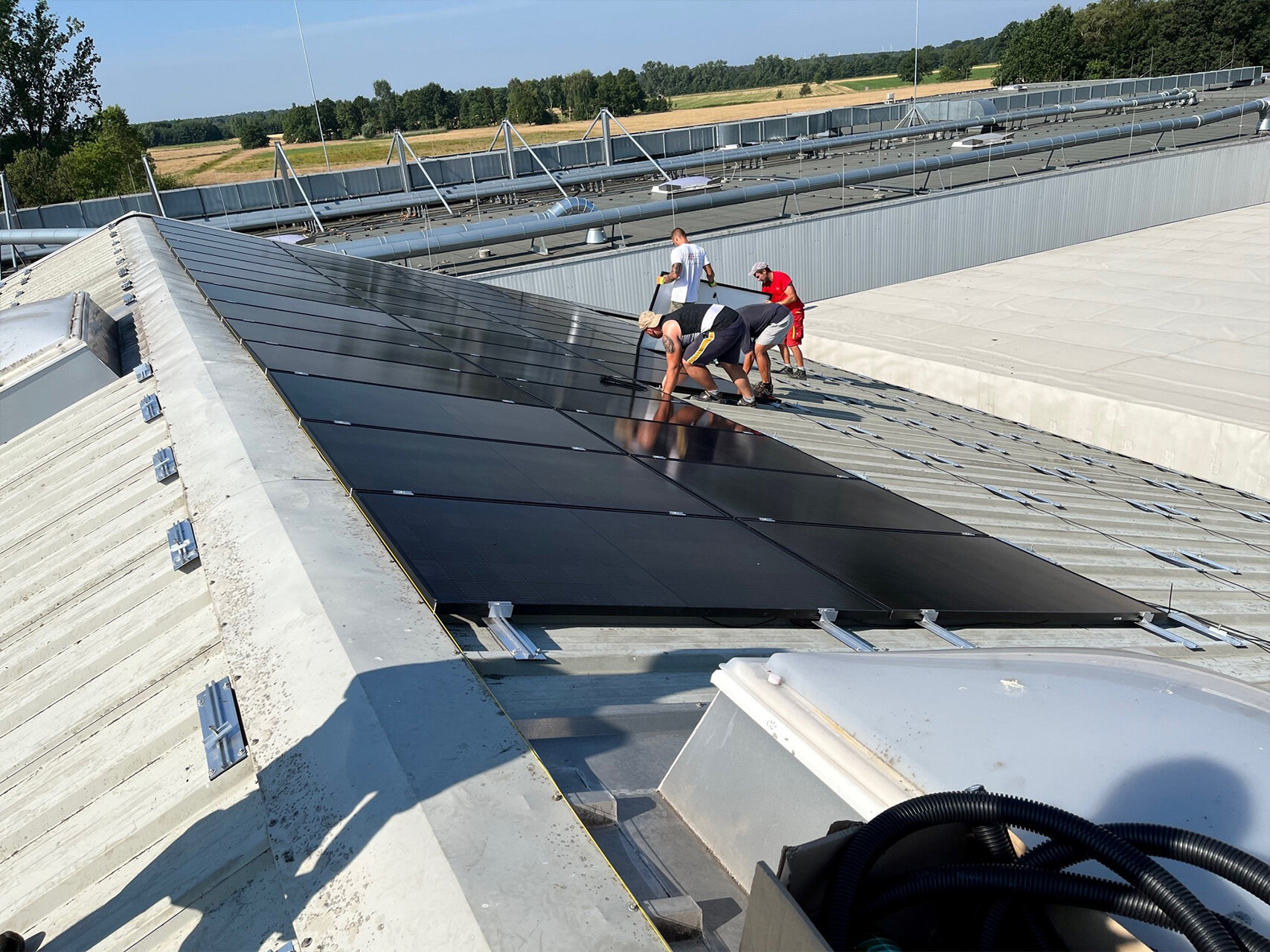 Installation of our photovoltaic system
