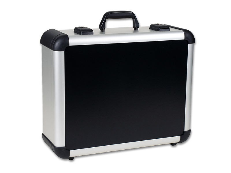 81730: Alukoffer 490 x 390 x 130 + 35 mm – extragroßer Koffer aus Aluminium