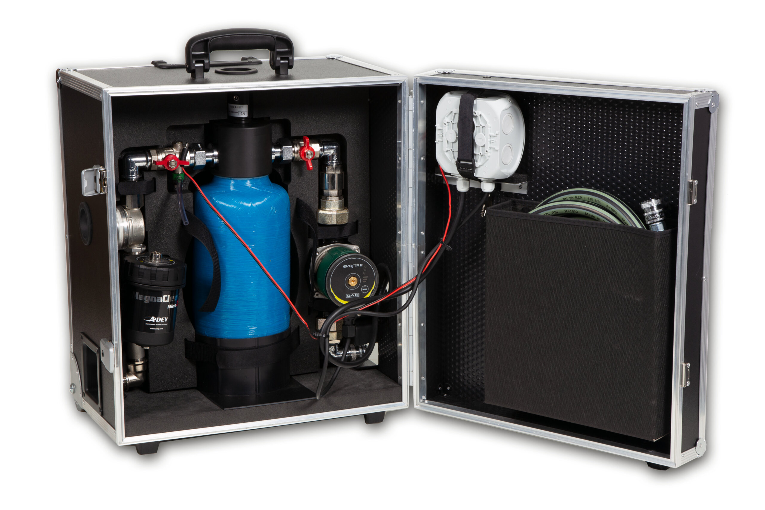 UWS 3.107.407 (3) Industrial case with integrated device installation for safe cabling
